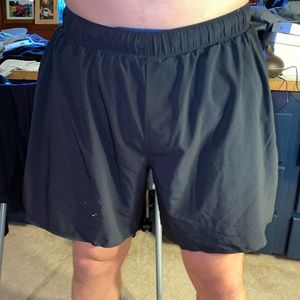 Black lululemon shorts
